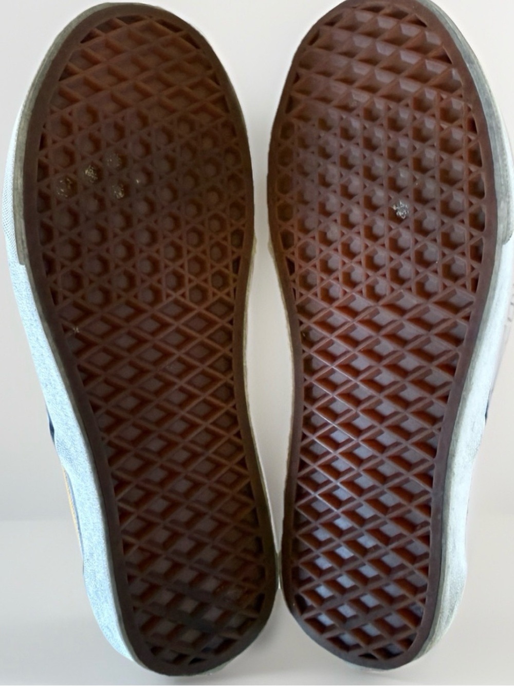 Vans Checkerboard Slip-On Mustard White Size 7.5 Women - Picture 8 of 9